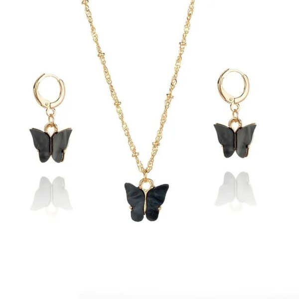 Conjunto de 5 Peças, Relógio de Luxo com Strass, Colar, Brincos e Pulseira - Imagem 6