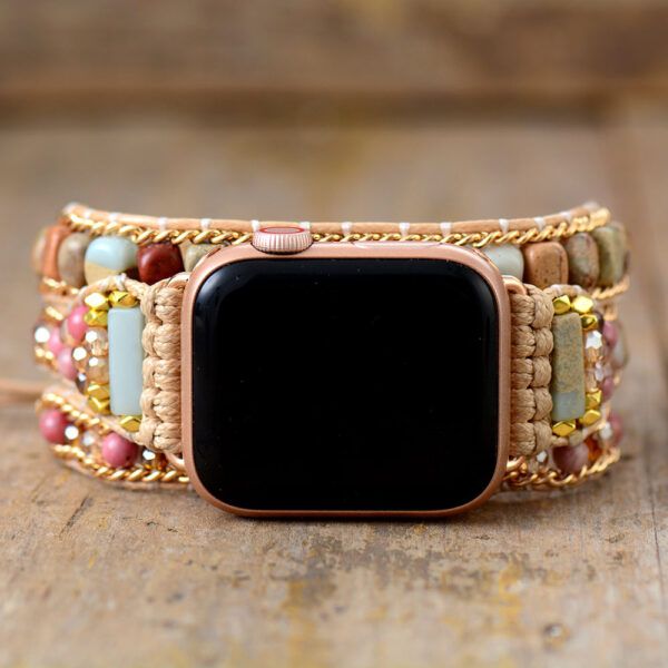 Pulseira Apple Watch com Miçangas