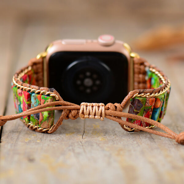 Pulseira para relógio Apple e Iwatch Estilo Frisado - Imagem 2