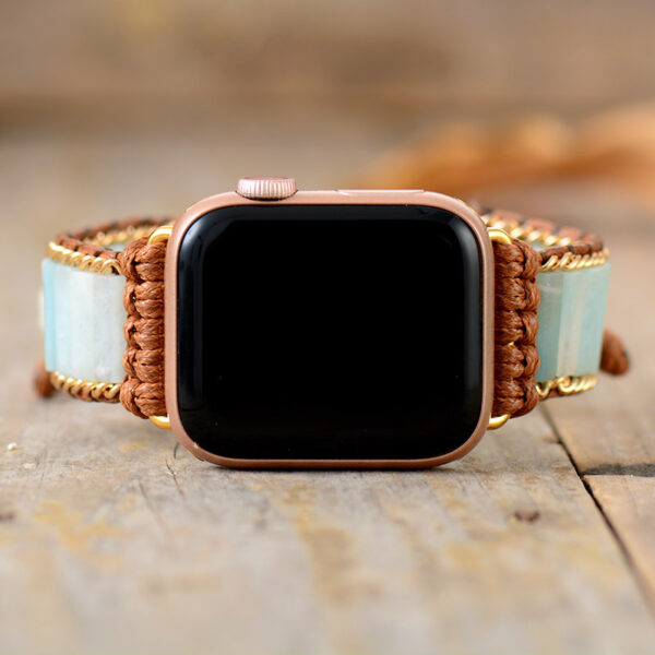 Pulseira para relógio Apple e Iwatch Estilo Frisado - Imagem 3